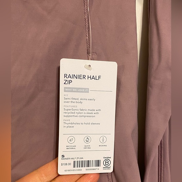 Athleta rainier 1/2 zip - Picture 5 of 8